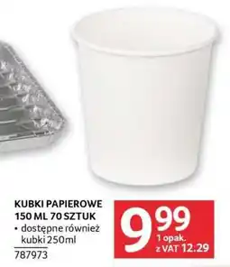 Selgros Kubki papierowe 150 ml 70 sztuk oferta