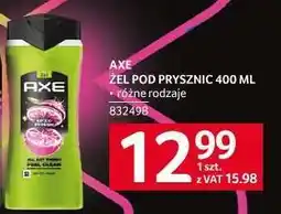 Selgros AXE Żel pod prysznic 400 ml oferta