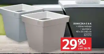 Selgros Doniczka E & K oferta