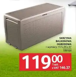Selgros Skrzynia Balkonowa Ogrodowa oferta