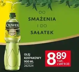 Selgros Olej rzepakowy Oliwier 900 ml oferta