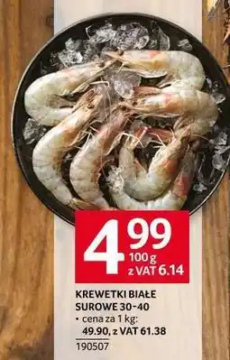 Selgros KREWETKI BIAŁE SUROWE 30-40 oferta