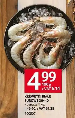 Selgros KREWETKI BIAŁE SUROWE 30-40 oferta