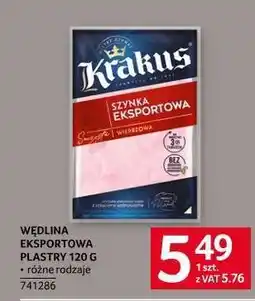 Selgros KRAKUS Szynka eksportowa oferta