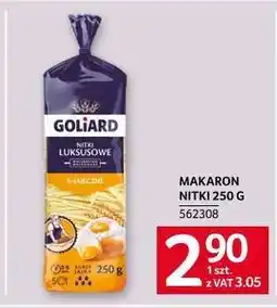Selgros Makaron Nitki 250 g oferta