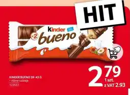 Selgros KINDER BUENO 39/43 G oferta