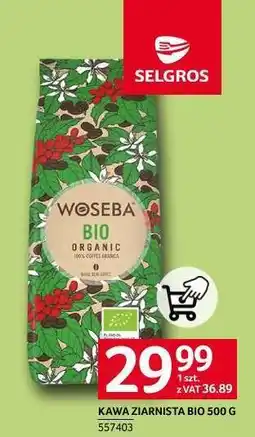 Selgros WOSEBA BIO ORGANIC 100% Coffee Arabica oferta