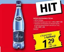 Selgros WODA CISOWIANKA 700 ML oferta