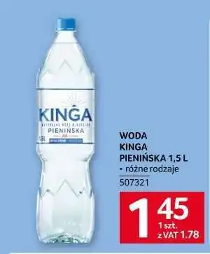 Selgros WODA KINGA PIENIŃSKA 1,5 L oferta
