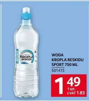 Selgros Woda Kropla Beskidu Sport 750 ml oferta