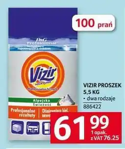 Selgros VIZIR PROSZEK 5,5 KG oferta