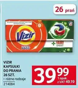 Selgros VIZIR Kapsułki do prania 26 szt oferta