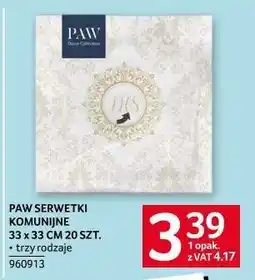 Selgros PAW SERWETKI KOMUNIJNE oferta
