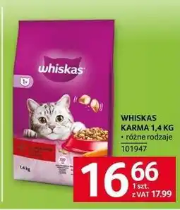 Selgros WHISKAS KARMA 1,4 KG oferta