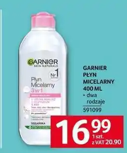 Selgros Garnier, płyn micelarny, 400 ml oferta