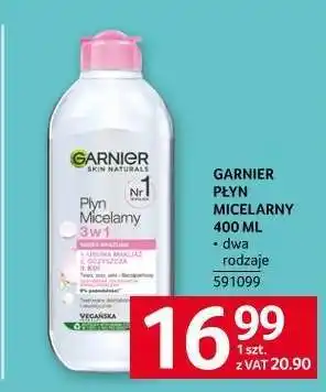 Selgros Garnier, płyn micelarny, 400 ml oferta
