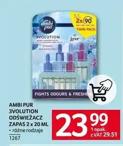 Selgros AMBI PUR 3VOLUTION ODŚWIEŻACZ ZAPAS 2 x 20 ML oferta