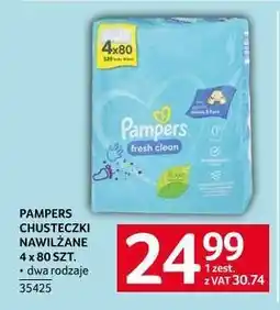 Selgros PAMPERS CHUSTECZKI NAWILŻANE 4 x 80 SZT oferta