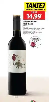 Lidl Beyond Belief Red Blend oferta