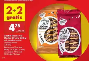 Biedronka Ciastka kremówki Słodka Chwila, 330 g oferta