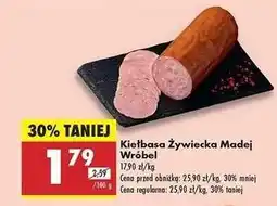 Biedronka Kiełbasa żywiecka MADEJ WRÓBEL oferta