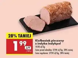 Biedronka Kiełbasiak pieczony z indyka INDYKPOL oferta