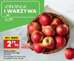 Biedronka Polskie jabłka czerwone na wagę oferta