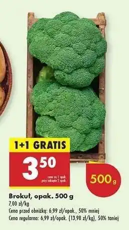Biedronka Brokuł opak 500 g oferta
