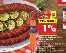 Biedronka Kiełbasa Podwawelska Kraina Wędlin oferta
