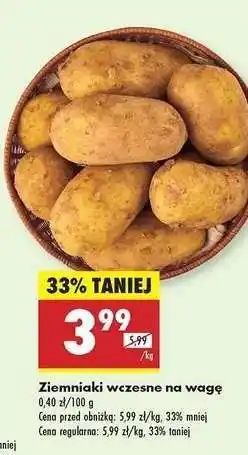 Biedronka Ziemniaki wczesne na wagę oferta