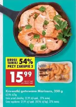 Biedronka Krewetki gotowane Marinero 250 g oferta