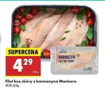 Biedronka Filet bez skóry z karmazyna Marinero oferta
