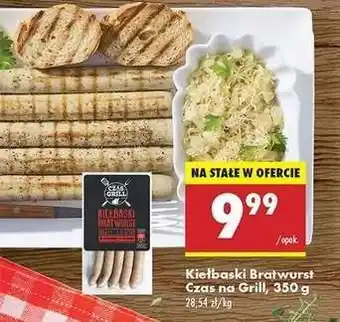 Biedronka Kiełbaski Bratwurst Czas na Grill, 350 g oferta
