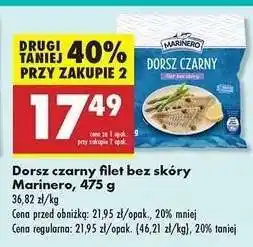Biedronka Dorsz czarny Filet bez skóry Marinero, 475 g oferta