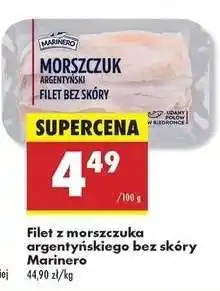 Biedronka Filet z morszczuka argentyńskiego bez skóry Marinero oferta