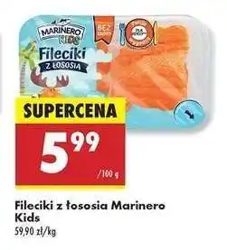 Biedronka Fileciki z łososia Marinero Kids oferta