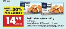 Biedronka Steki rybne z fileta, 340 g oferta