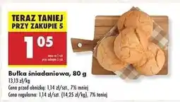 Biedronka bułka śniadaniowa 80 g oferta