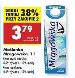 Biedronka Maślanka Mrągowska, 1 l oferta