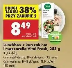 Biedronka Lunchbox z kurczakiem i mozzarellą Vital Fresh, 255 g oferta