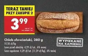 Biedronka Chleb słowiański 380 g oferta