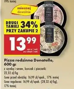 Biedronka Pizza rodzinna Donatello, 600 g oferta