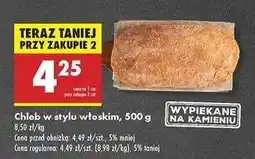 Biedronka Chleb w stylu włoskim, 500 g oferta