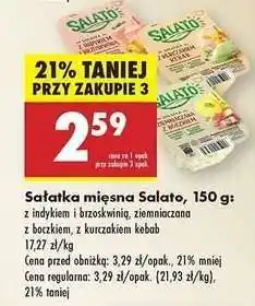 Biedronka Sałatka mięsna Salato, 150 g oferta