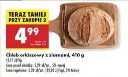 Biedronka Chleb orkiszowy z ziarnami, 410 g oferta