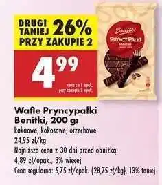 Biedronka Wafle Pryncypałki Bonitki, 200 g oferta
