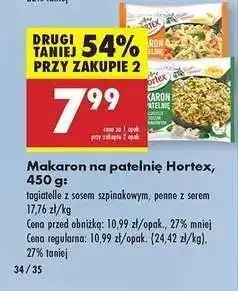 Biedronka Makaron na patelnię Hortex 450 g oferta