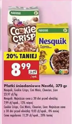 Biedronka Płatki śniadaniowe Nestlé, 375 g oferta