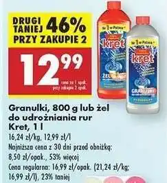 Biedronka Kret, 1 l oferta