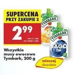 Biedronka Wszystkie musy owocowe Tymbark, 200 g oferta